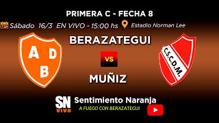 Berazategui vs Muñiz en VIVO  Primera C  Fecha 8  Apertura 2024 [upl. by Volnay]