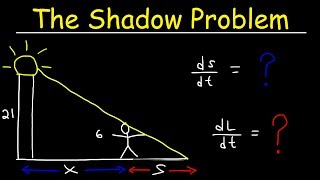 Related Rates  The Shadow Problem [upl. by Sabelle]