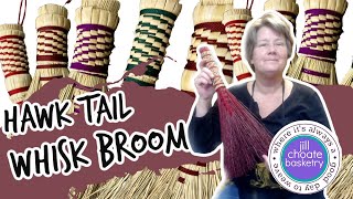 BROOM MAKING HAWK TAIL WHISK BROOM DIYbroom broommaking brooms turkeywing [upl. by Ward350]