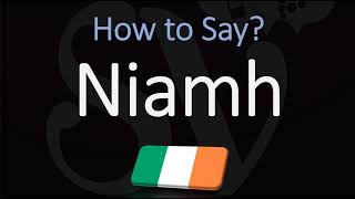 How to Pronounce Niamh CORRECTLY Irish Names Pronunciation [upl. by Gennaro969]