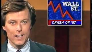 The 1987 stock market crash Original news report [upl. by Ylil]