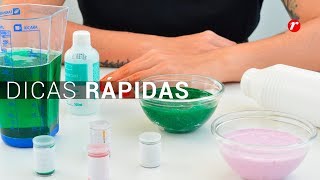 DICAS RÁPIDAS  Como fazer Slime [upl. by Aizahs]