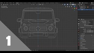 Blender 28 Car Modeling Turtorial Part  1 Preparing The Workspace [upl. by Ayn897]