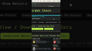 Webcheck  ALL in one OSINT [upl. by Neiht106]