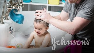 How To Apply Shampoo to Toddler Hair  JOHNSON’S® [upl. by Verine]