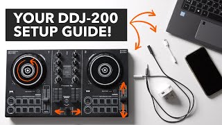 Getting started with the Pioneer DJ DDJ 200  Beginners Set Up Guide [upl. by Adas840]