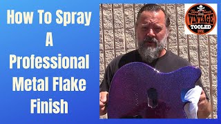 How To Spray A Professional Metal Flake Finish [upl. by Ursuline131]