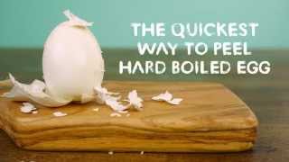 How to Quickly Peel a Hard Boiled Egg [upl. by Jordain111]