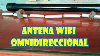 ✅ Como hacer una antena WIFI omnidireccional casera [upl. by Anilosi]