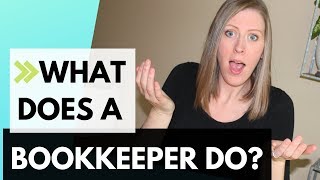 What does a bookkeeper do for a small business Job Description [upl. by Lekzehcey]