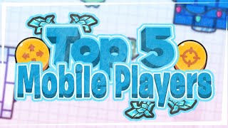 Top 5 Mobile Players In Zombsroyaleio [upl. by Nerua]