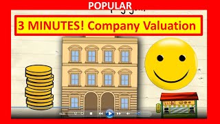 🔴 3 Minutes How to Value a Company for Company Valuation and How to Value a Business [upl. by Felicio]