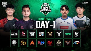 PUBG Mobile NEPX Showdown  Grand Finals Day 1 [upl. by Ssidnak]