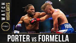 Porter vs Formella HIGHLIGHTS August 22 2020  PBC on FOX [upl. by Ennelram305]