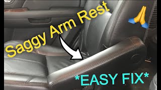 20072014 GM Saggy Arm Rest EASY FIX [upl. by Samuel350]