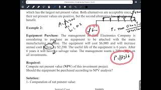 Engineering economy lecture 9 [upl. by Warde172]