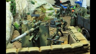 Historic WW2 diorama 135 quotflak 36 quot88mmquot [upl. by Phillane686]