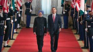 President Obama Welcomes Prime Minister Singh of India [upl. by Hnim]