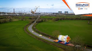 First reactor arrives at Hinkley Point C [upl. by Mayap]