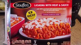 Stouffers Lasagna with Meat Sauce [upl. by Neyr811]