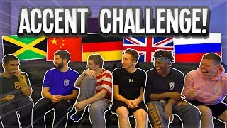 SIDEMEN ACCENT CHALLENGE [upl. by Suoicerpal]