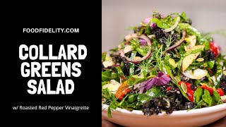 How To Make A Healthy amp Delicious Collard Greens Salad [upl. by Sena]