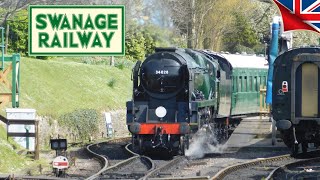 Swanage Railway 2024 STEAM TRAINS [upl. by Sheelah]