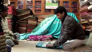 Banarasi saree shop at Varanasi Uttar Pradesh [upl. by Judy865]