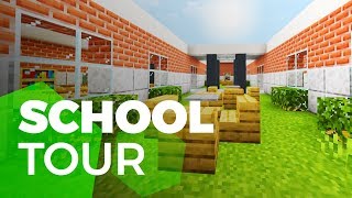 FLUSH HIGH SCHOOL Full Minecraft Tour [upl. by Woods]