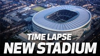 SPURS NEW STADIUM TIME LAPSE  20162019 TRANSFORMATION [upl. by Arnon]