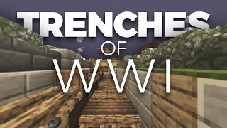 WWI Trench Walk in Minecraft  Museum Exhibit Tour [upl. by Kylie]