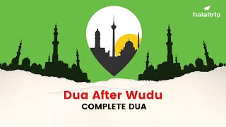 Dua After Wudu ablution  Islamic Dua [upl. by Llegna205]