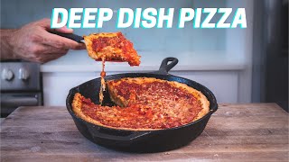 The 4 keys to make perfect CHICAGO DEEP DISH pizza every time [upl. by Nirro491]