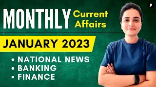 January 2023 Current Affairs  Monthly Current Affairs 2023  National News Banking amp Finance [upl. by Ailsa457]