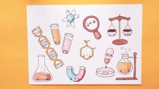 10 doodles ideas all about SCIENCE🔬 🔬 [upl. by Chastity]