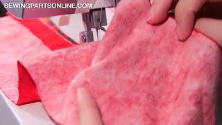 How To Create A Flatlock Stitch Serger  Overlock Machine [upl. by Hepza]