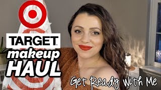 TARGET MAKEUP HAUL  Get Ready With Me [upl. by Hymen377]