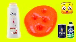 How To Make Slime with Shampoo Salt and Shaving Cream without Glue Borax Cornstarch Recipe Diy [upl. by Leong574]