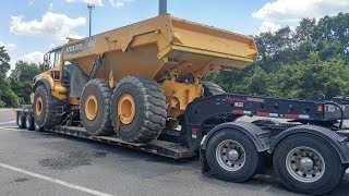 Heavy Haul TV Episode 550  75500 LB Volvo A40G [upl. by Nnylear]