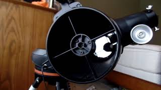 Celestron 114LCM collimation easier method [upl. by Naols]