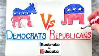 Democrats Vs Republicans  What is the difference between Democrats and Republicans [upl. by Leynad950]