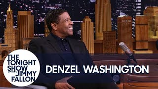 Denzel Washington Wonders Where Exactly Drake Tattooed His Face [upl. by Murry]