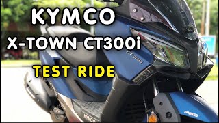 Kymco XTown CT300i Test Ride [upl. by Wallack597]