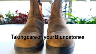 Cleaning Blundstone [upl. by Airdnek629]