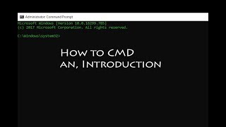 Command Prompt Basics How to use CMD [upl. by Maddocks]