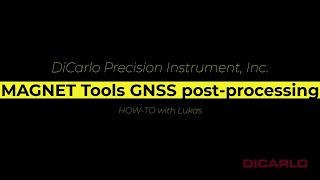 Topcon MAGNET Tools GNSS processing [upl. by Adley]