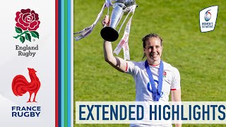 England v France  EXTENDED Highlights  England Win To Defend Title  2021 Women’s Six Nations [upl. by Epoh200]