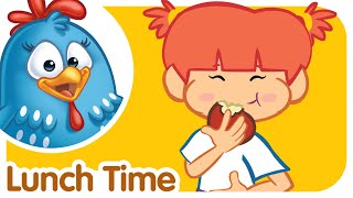 Lunch Time Song For Kids  Lottie Dottie Chicken UK  Nursery Rhymes For Toddlers and Kids [upl. by Niwroc]