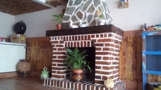 Como hacer una Chimenea  How to make a fireplace [upl. by Dosh]