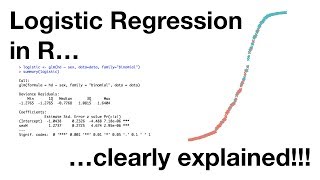 Logistic Regression in R Clearly Explained [upl. by Nnaylrebmik]